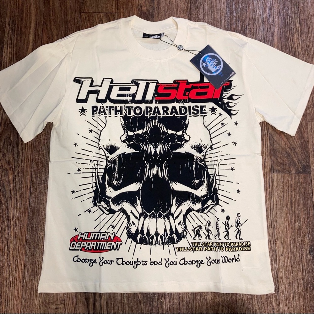 Hellstar Studios White Graphic Tee - image 3